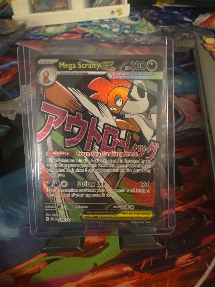 Pokemon Ascended Mega Scrafty ex MAR Trading Card product image
