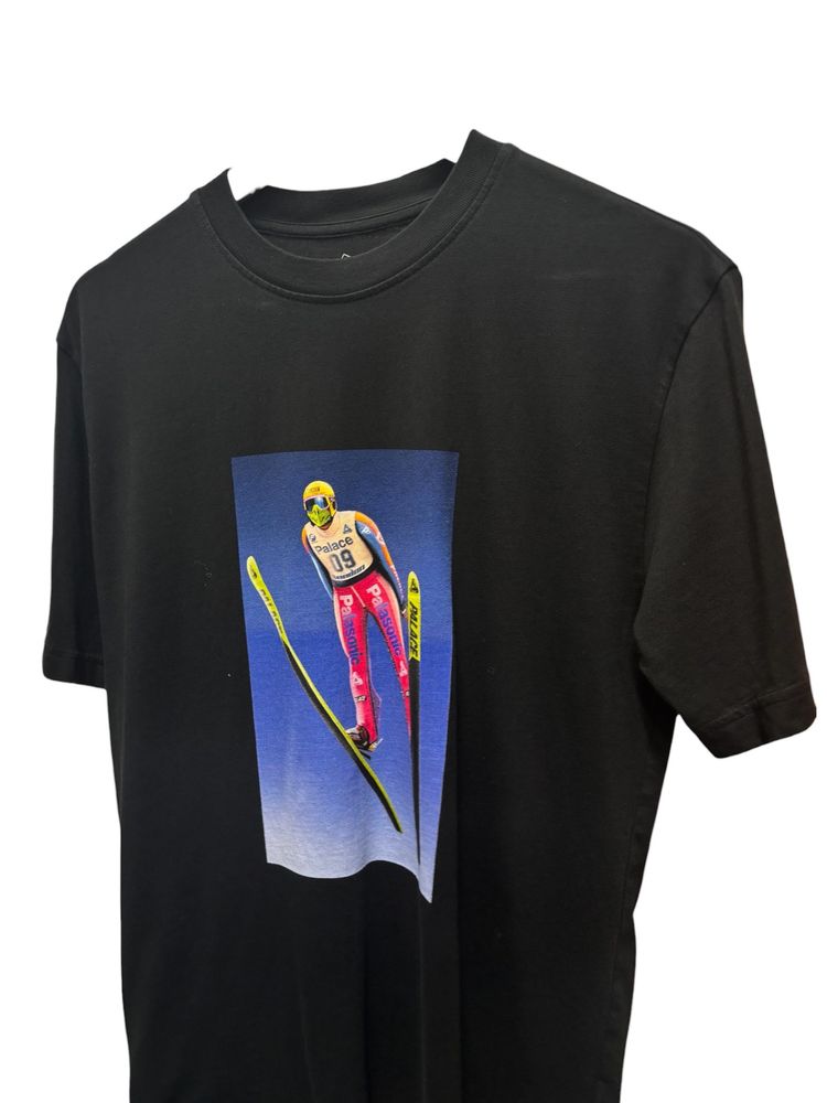 Palace Graphic T-Shirt With Ski Jumper Print