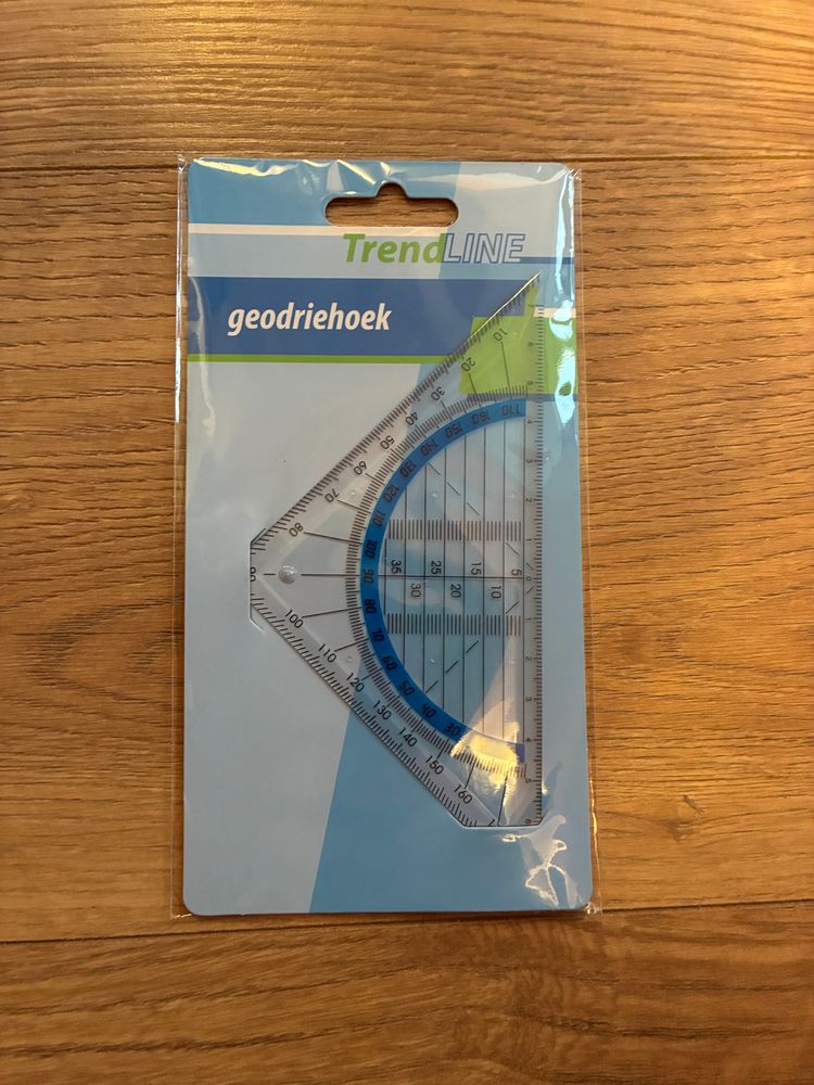 Set Clear Plastic Protractor And Set Square product image
