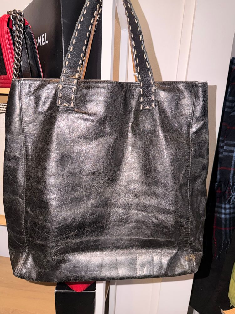 Fendi Leather Tote Bag image 3