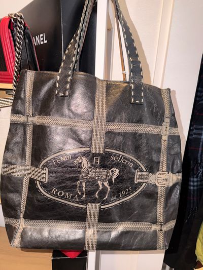 Fendi Leather Tote Bag