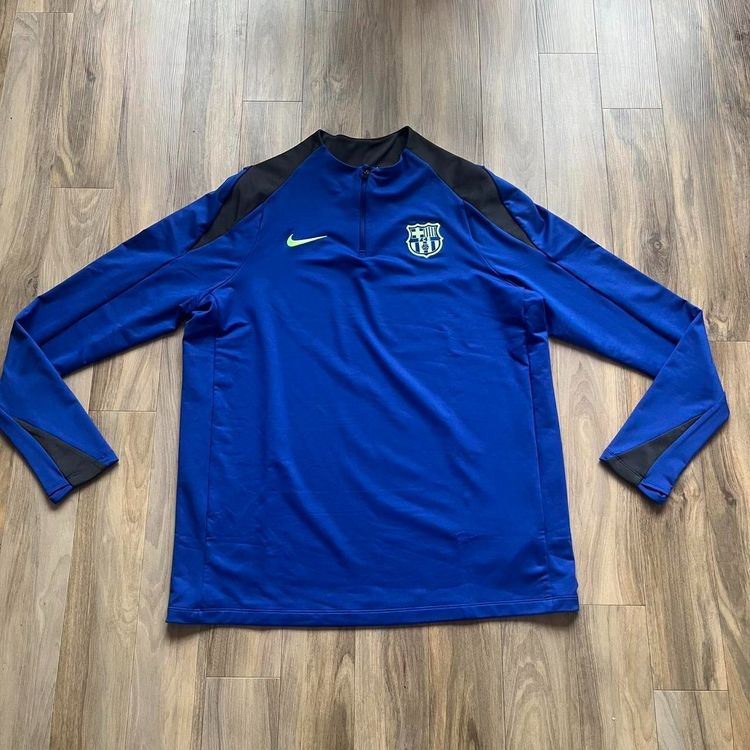 BNWT Nike x FC Barcelona Dri Fit Strike Tracksuit Top ‘Lime Blast’,