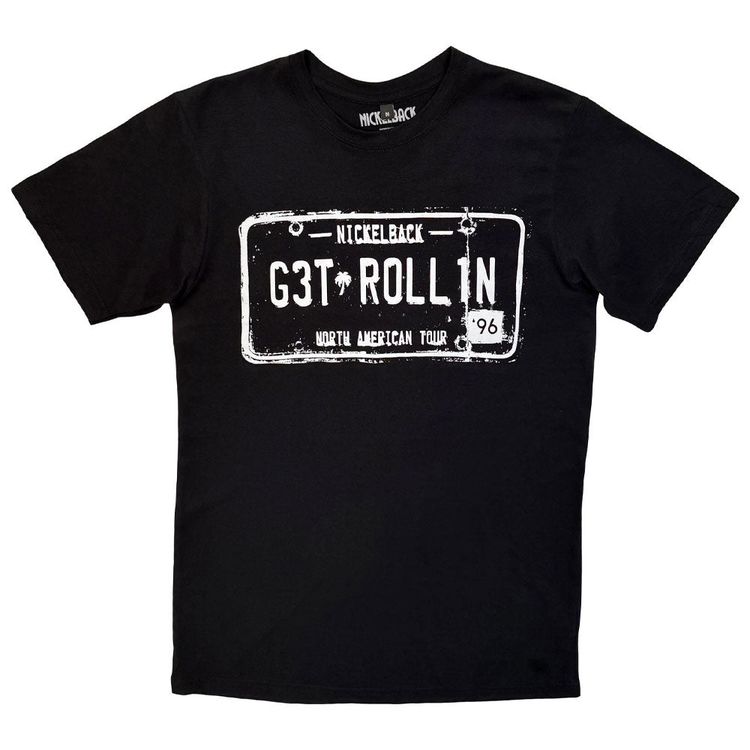 Nickelback Get Rollin Tour Premium Carbon T Shirt