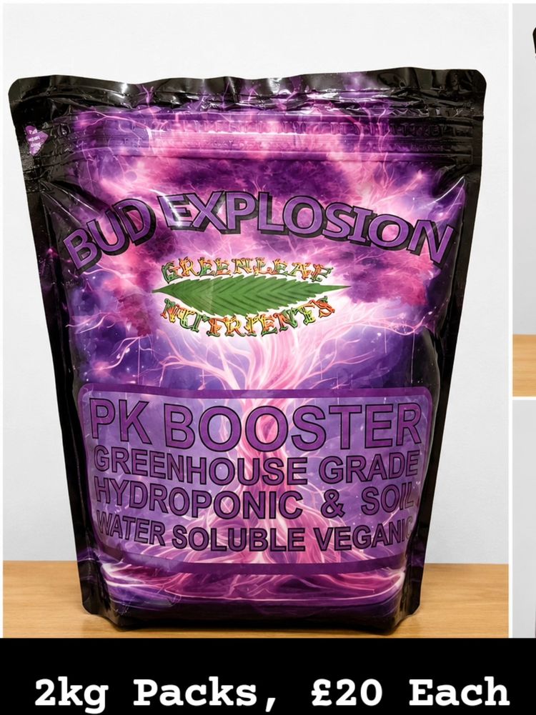 Other Greenleaf Nutrients Bud Explosion PK Bloom & Flower Boost 2KG Hydroponic/Soil UK product image