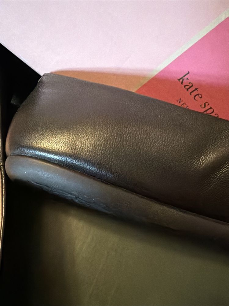 Kate Spade New York Pallenberg Leather Pumps Flats Black Uk 7.5 BNIB image 5