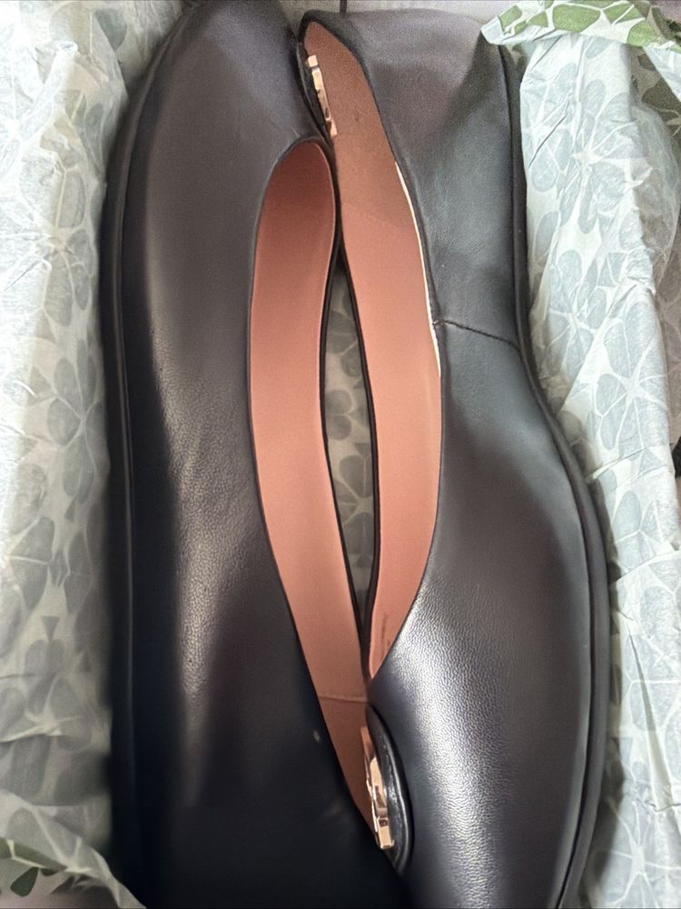 Kate Spade New York Pallenberg Leather Pumps Flats Black Uk 7.5 BNIB image 9