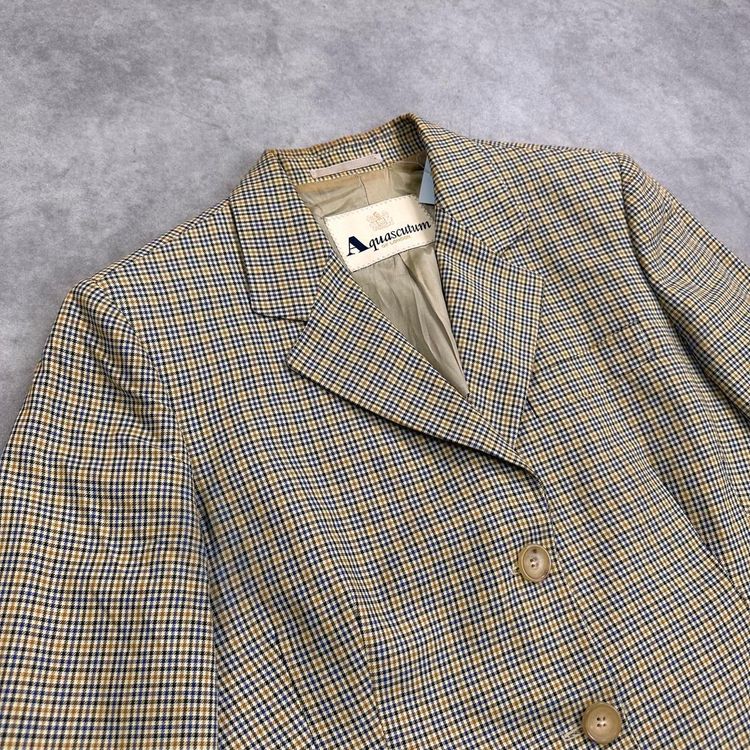 Aquascutum check blazer 2