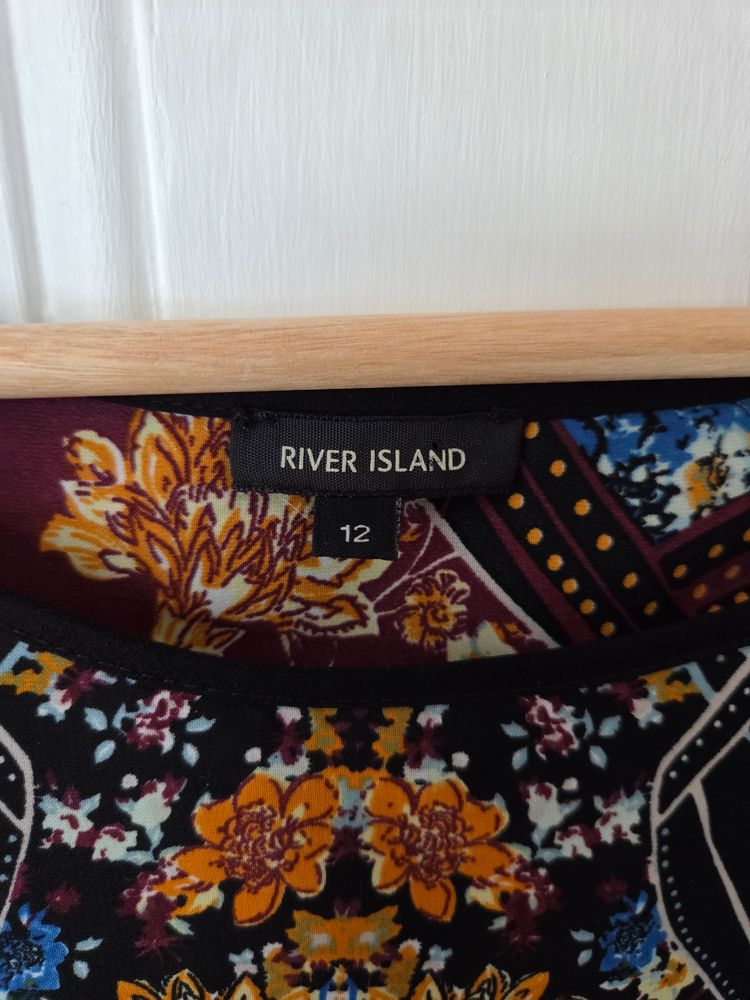 River Island Patterned Short Sleeve Top 3