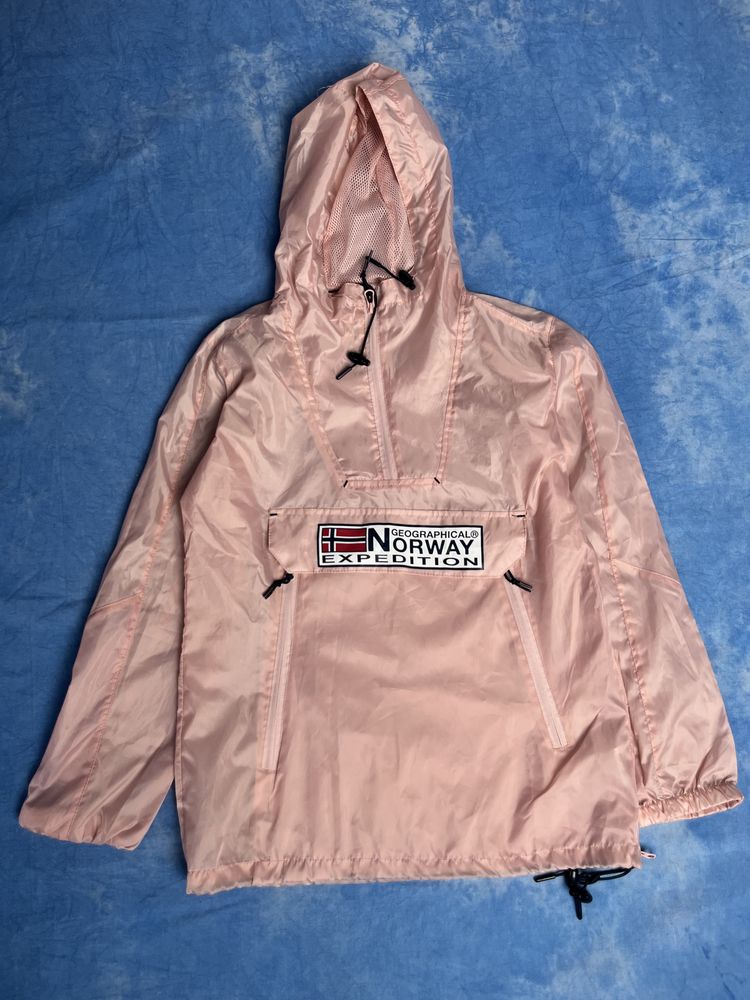 Geographical Norway Pink Windbreaker Jacket