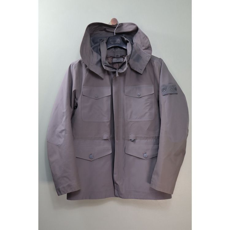 Stone Island Grey Tank Shield Ghost Down Jacket