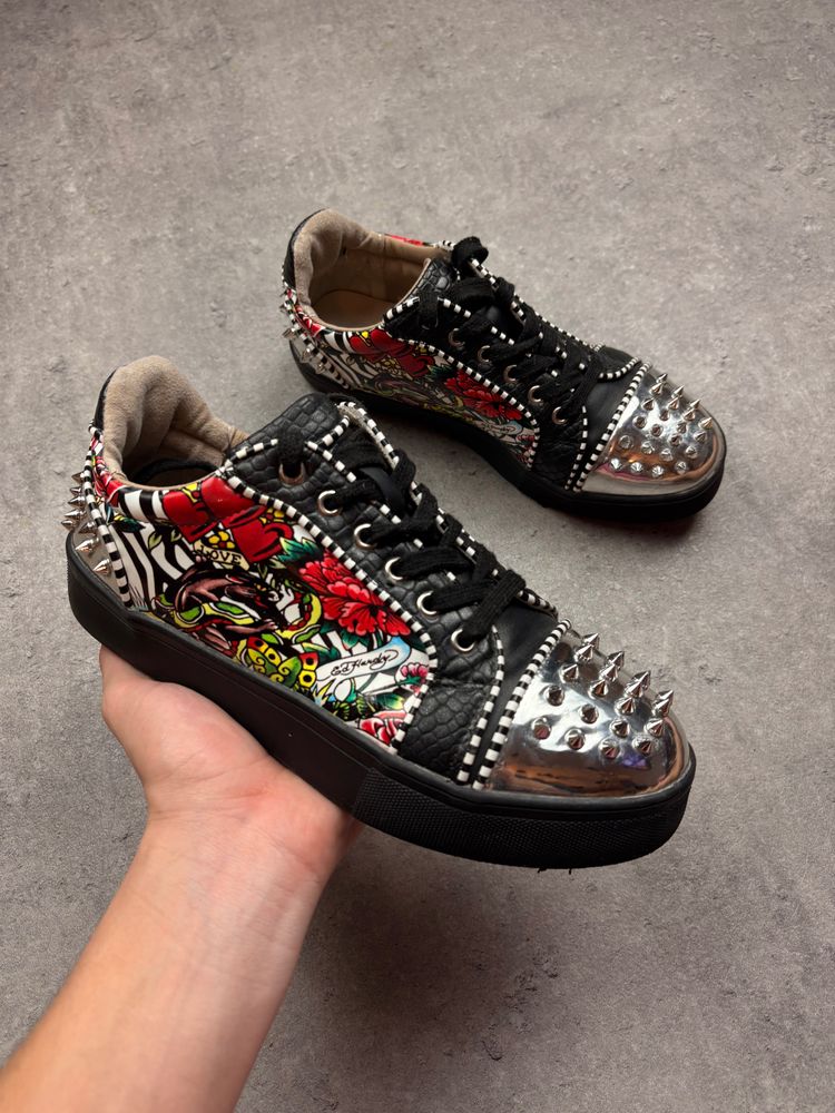 Ed Hardy Studded Sneakers