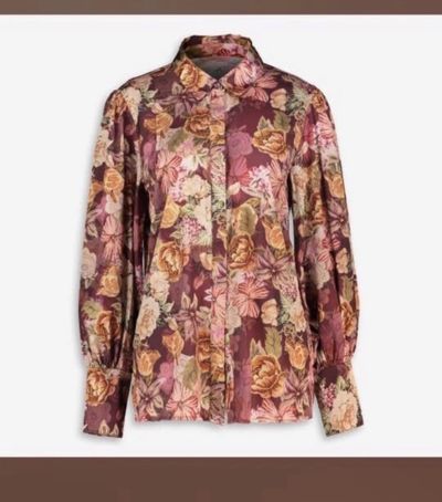 Guess Floral Long Sleeve Shirt Large