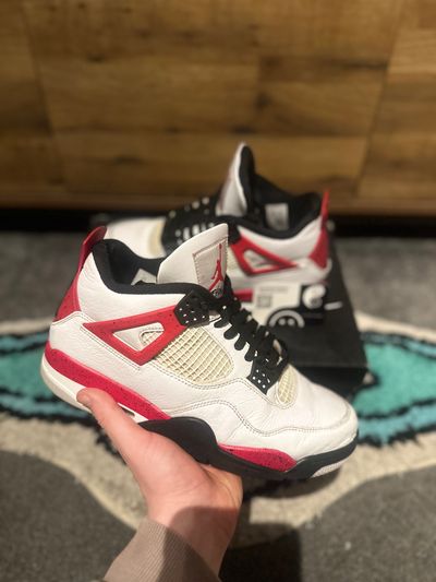 Nike Air Jordan 4 “Red Cement ” U.K. 8.5