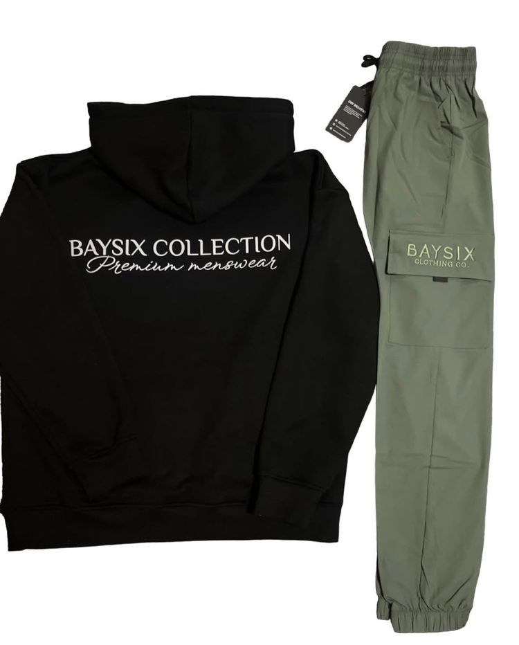 Other Baysix Collection Black Hoodie And Green Pants product image
