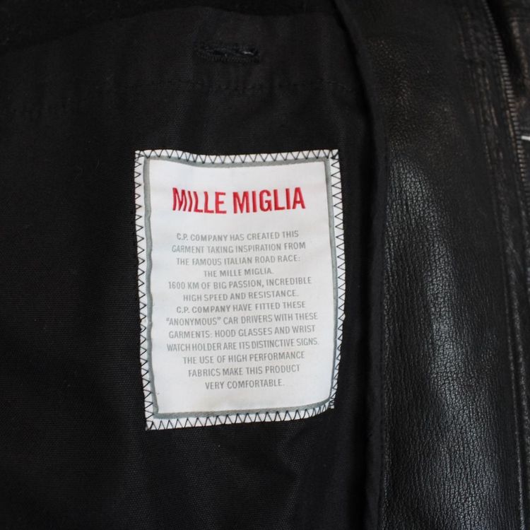 Immagine di CP Company AW 2008 Mille Miglia Leather Jacket XL 3