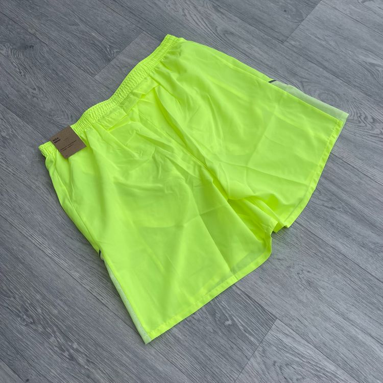 Nike Repel UV Windbreaker Running Jacket and 2 in 1 Compression Challenger Shorts - Volt image 8