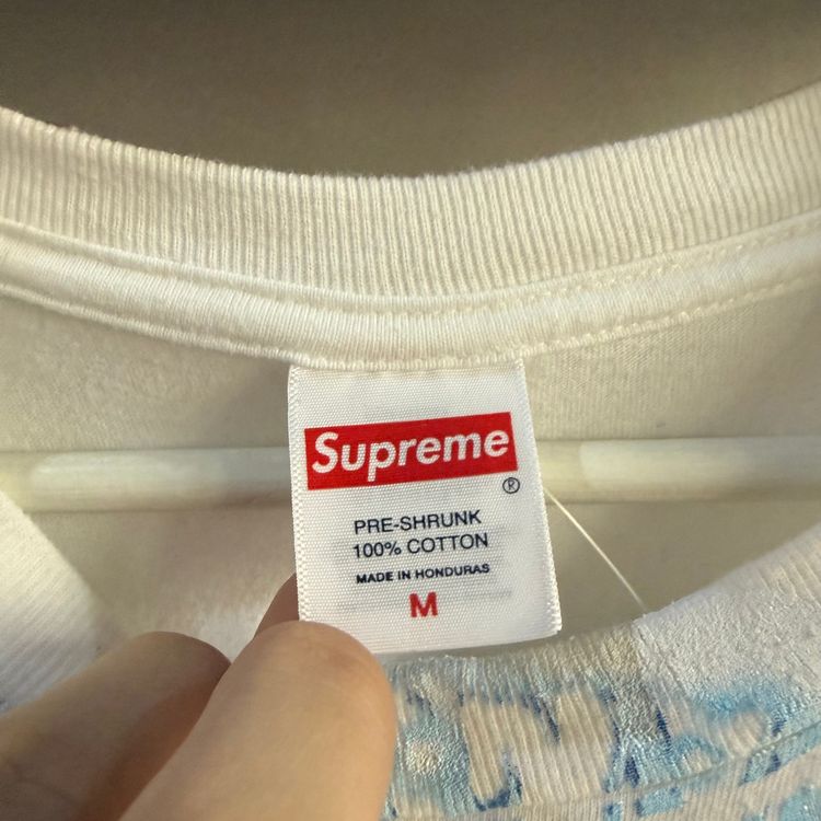 Supreme Flash Graphic Print Tee  | SS26 | White/Multi | Medium 20.5 P2P obraz 3