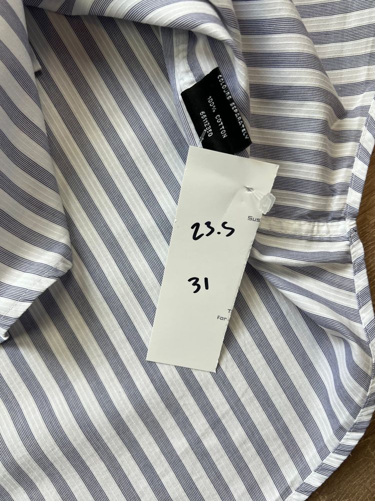 Vintage 00s Balmain Homme Pinstripe Dress Shirt (L) 3