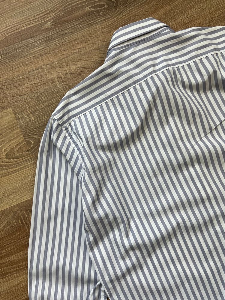 Vintage 00s Balmain Homme Pinstripe Dress Shirt (L) 5