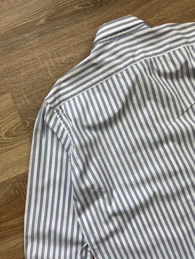 Vintage 00s Balmain Homme Pinstripe Dress Shirt (L) 5