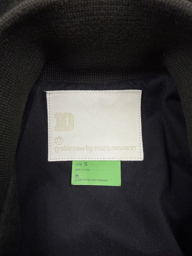 G-Star Raw Leather Varsity Jacket 7