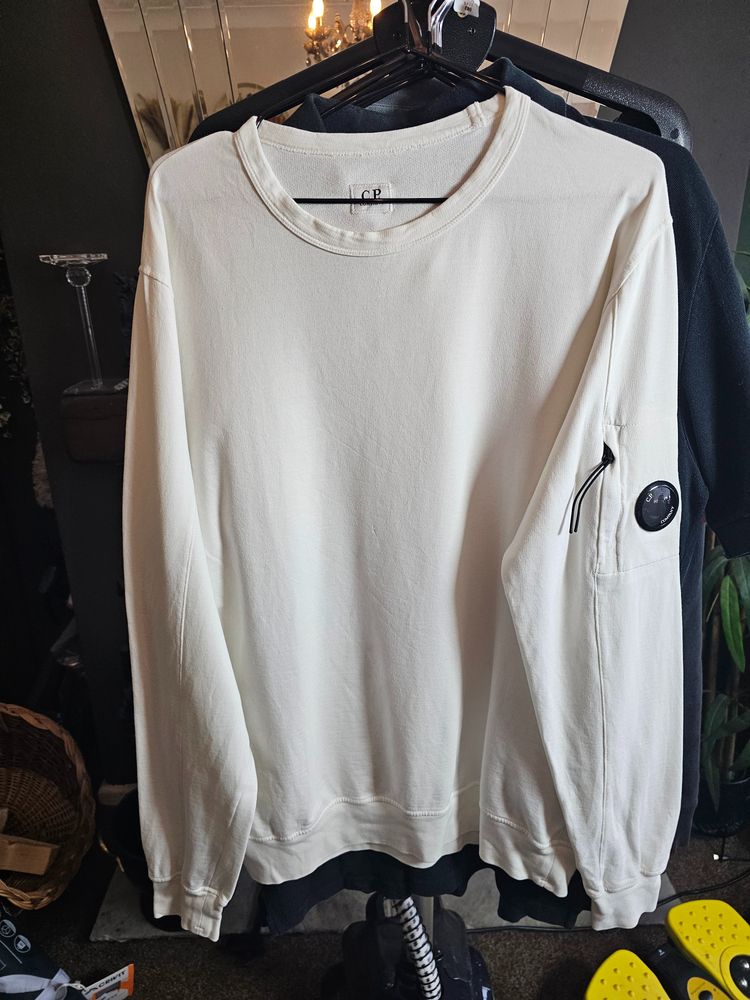 C.P. Company White Sweatshirt