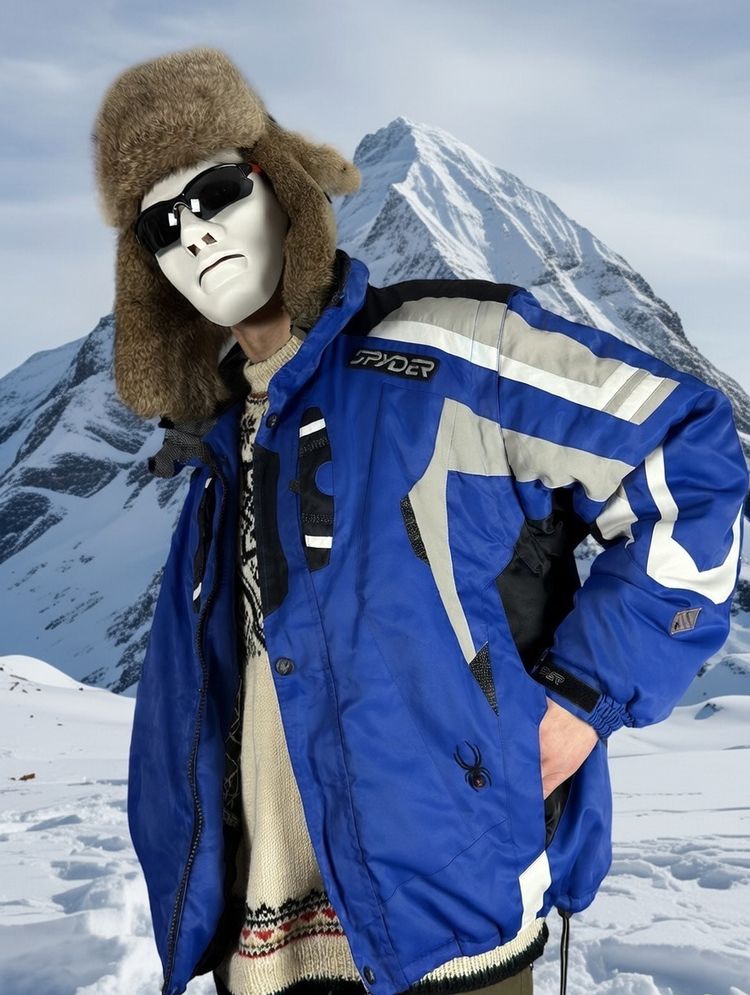 Spyder Spyder Blue And White Winter Jacket product image