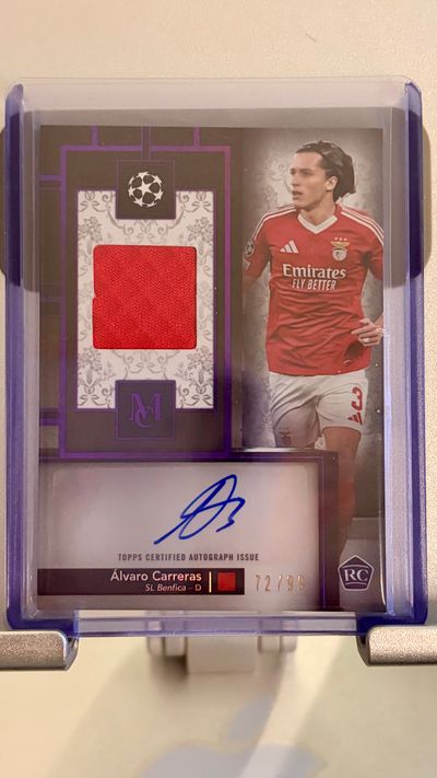 Topps Alvaro Carreras auto/patch /99 RC
