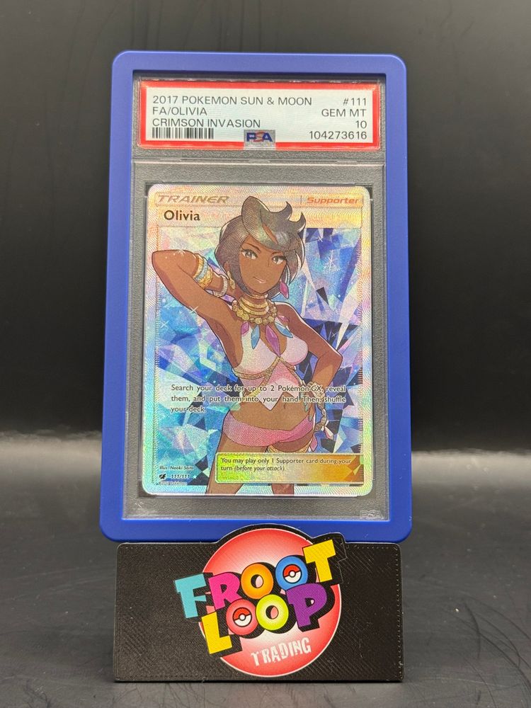 PSA GEM MINT 10 Olivia 111/111 - Free Bumper Included image 1