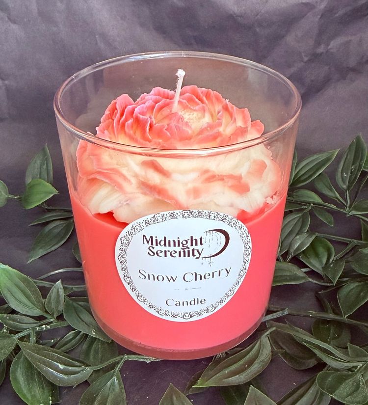 Snow Cherry Candle
