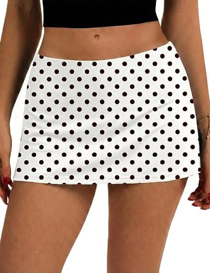 Other White Polka Dot Mini Skirt product image