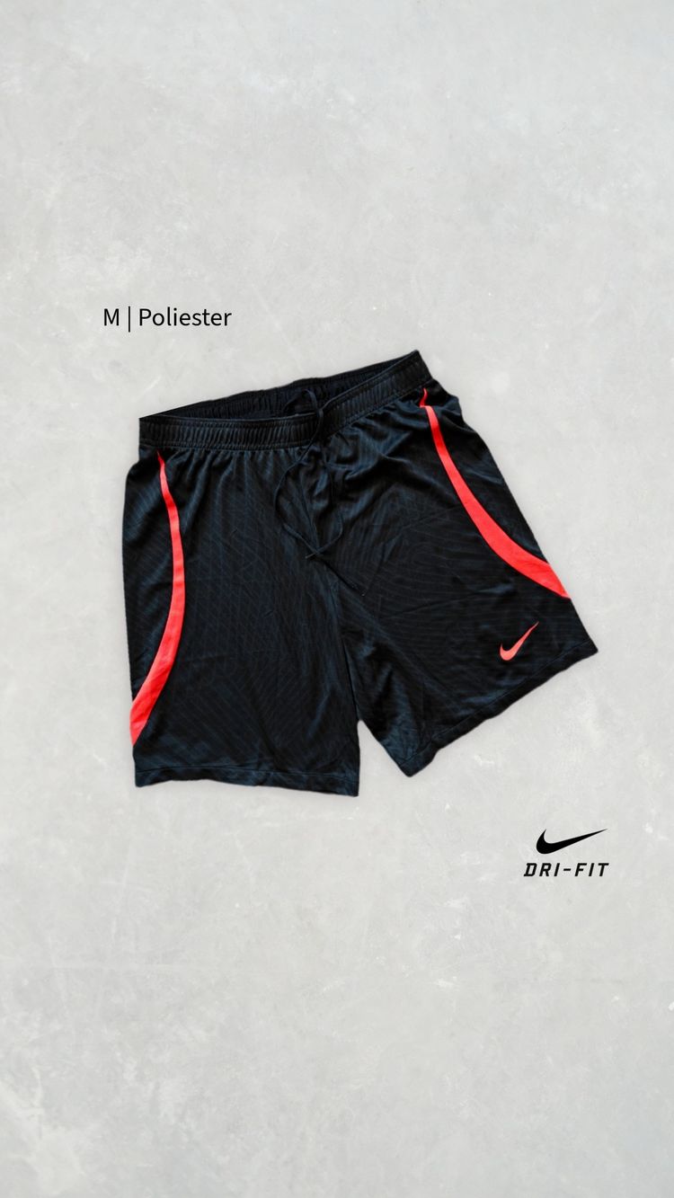 Nike drifit Black And Red Sports Shorts