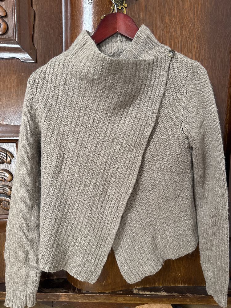Ralph lauren Beige Knitted Sweater Cardigan Rozm L