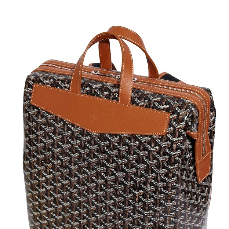 Goyard Black Tan Cisalpin Backpack image 6