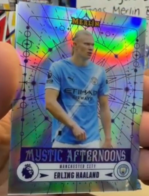 Manchester City Football Trading Card