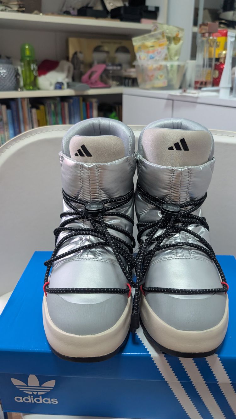 Immagine di Adidas Moon Boot Silver Winter Boots Talla 38 3