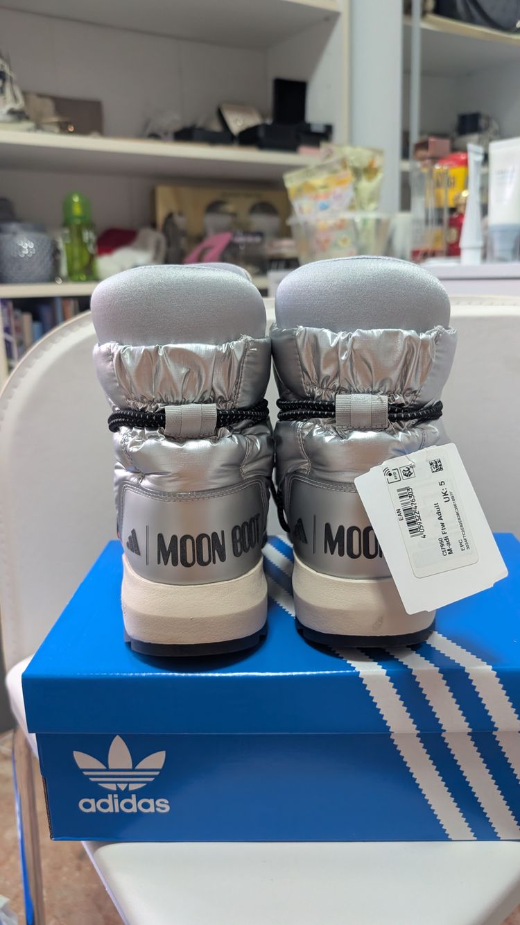 Immagine di Adidas Moon Boot Silver Winter Boots Talla 38 2