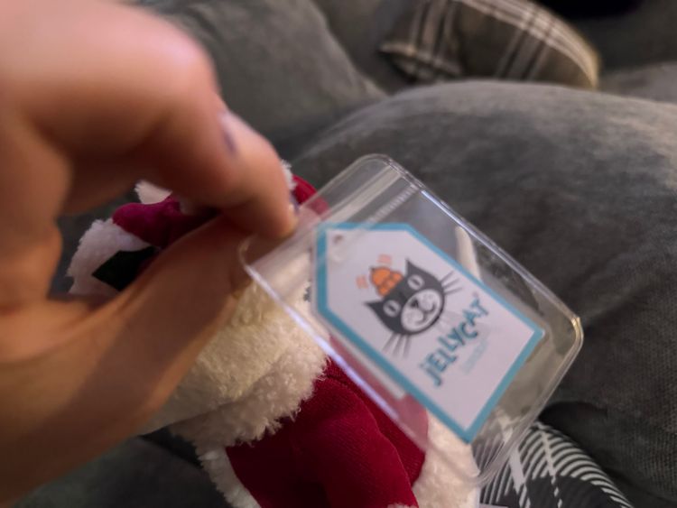 Plush Toy Merry mouse  In Christmas Outfit imagen 3
