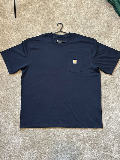 Carhartt Navy Blue Pocket T-Shirt