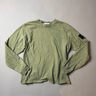 Stone Island Green Lightweight Sweatshirt - XL