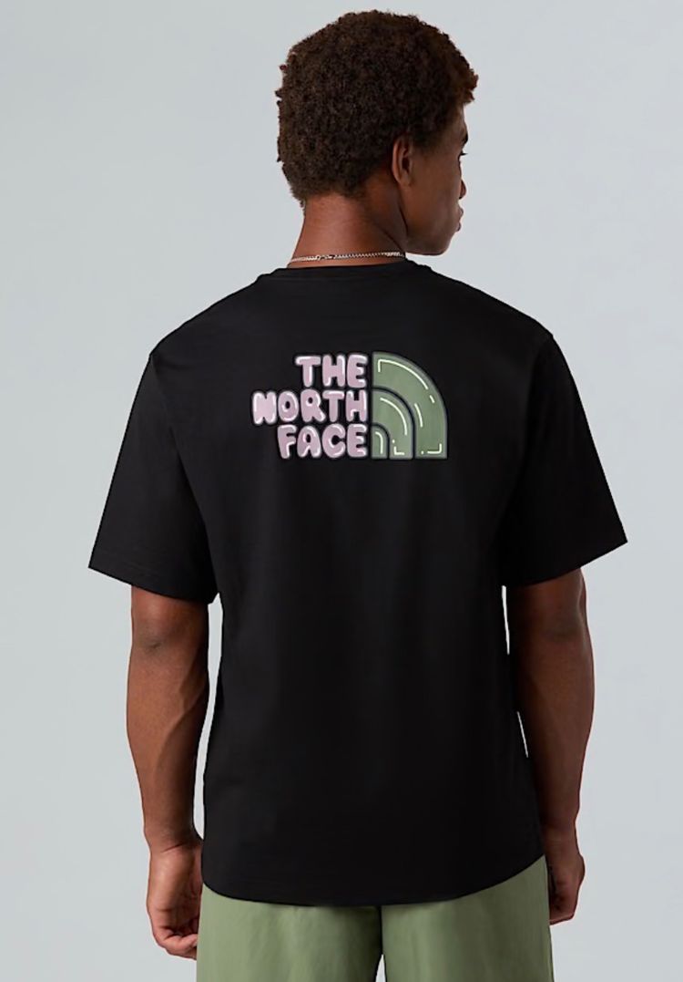 The North Face Unisex Bubble Logo Relaxed T-Shirt Black
