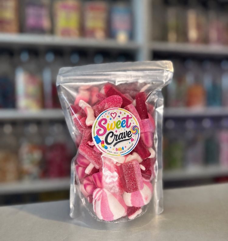 Other 500g Pink & Red Gummy Fizzy Mix product image
