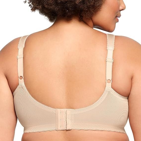 Immagine di Glamorise Beige Lace Bra 3