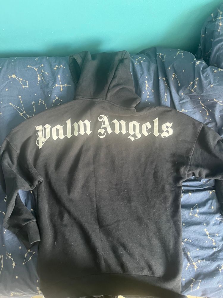 Palm Angels Black Hoodie 2