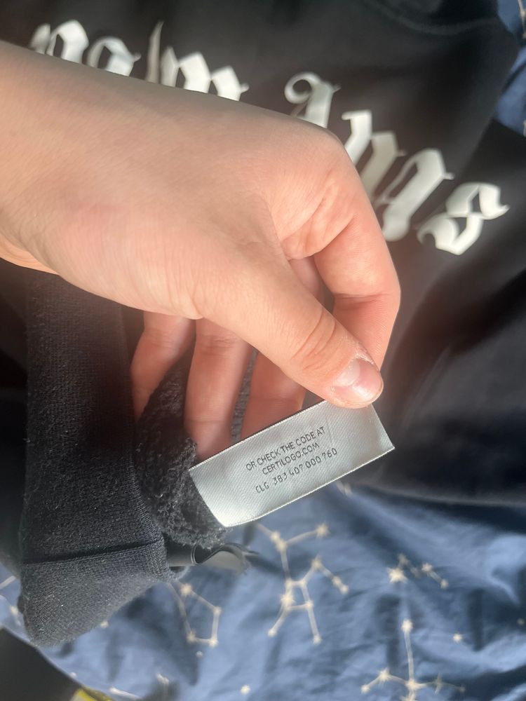 Palm Angels Black Hoodie 3