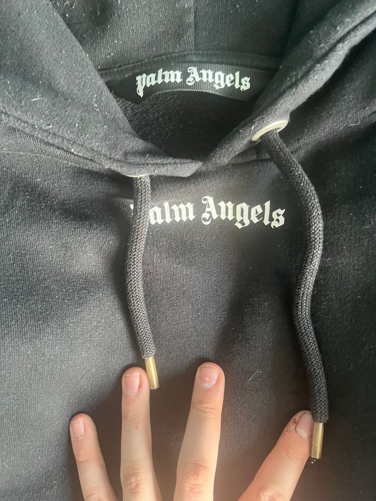 Palm Angels Black Hoodie 7