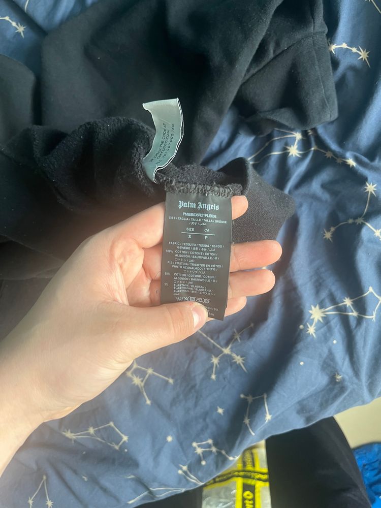 Palm Angels Black Hoodie 5
