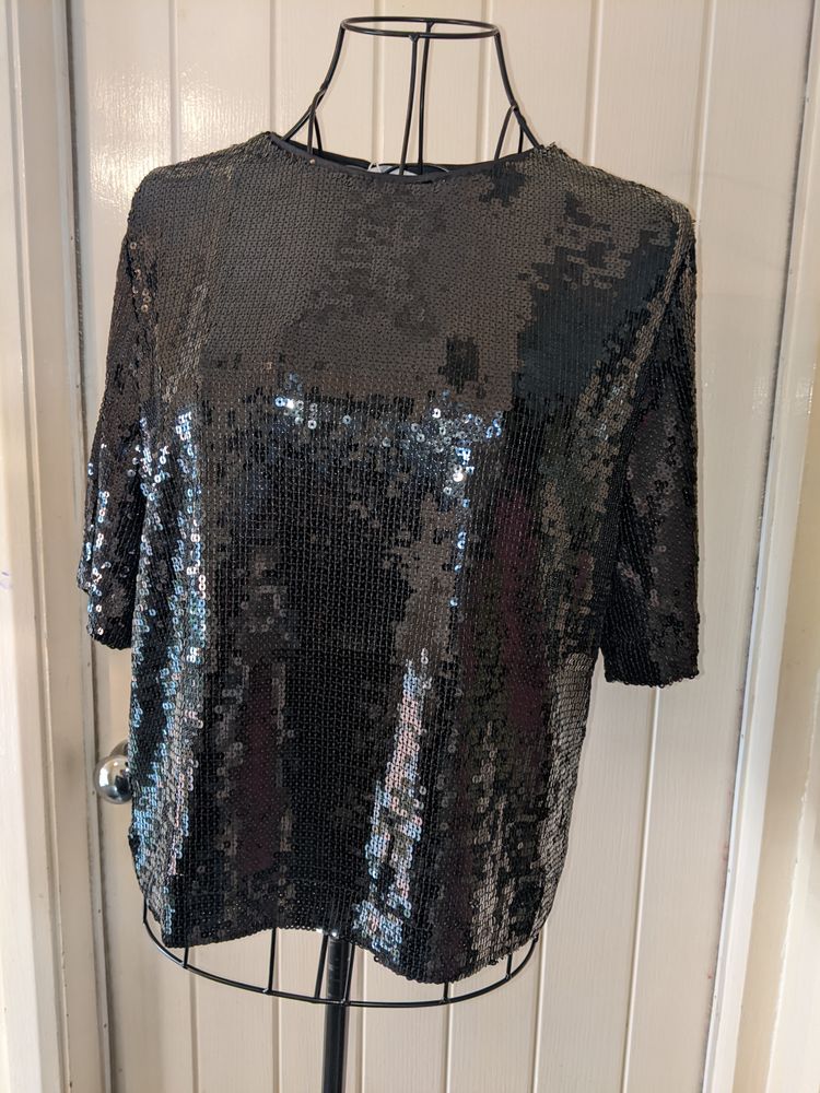 Zara Mango Sequin Top product image