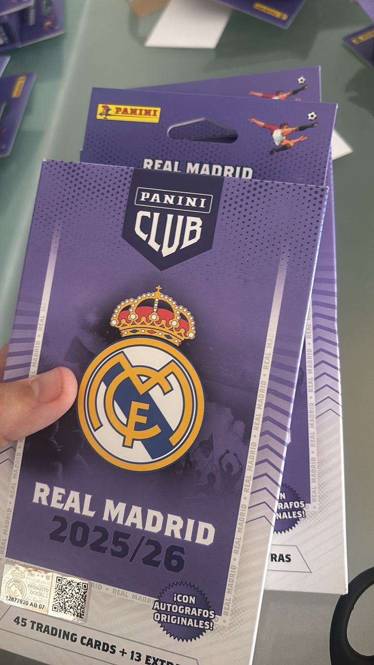 Panini Club Real Madrid 2025/26 Trading Cards