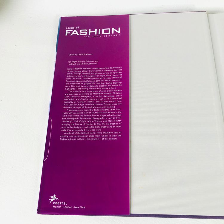 Icons of Fashion: The Twentieth Century Gerda Buxbaum (1999, Hardcover) Prestel 6